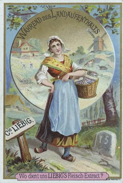 Framed Print : Series Where does Liebig's Meat Extract serve us Framed Print : Series Where does Liebig's Meat Extract serve us