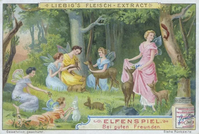 Framed Print : Series Elfenspiel, with good friends Framed Print : Series Elfenspiel, with good friends