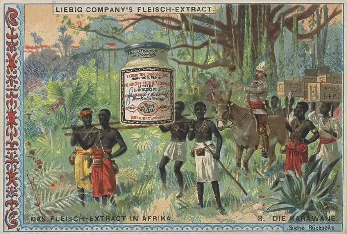 Framed Print : Series Export of Liebig meat extract to Africa Framed Print : Series Export of Liebig meat extract to Africa
