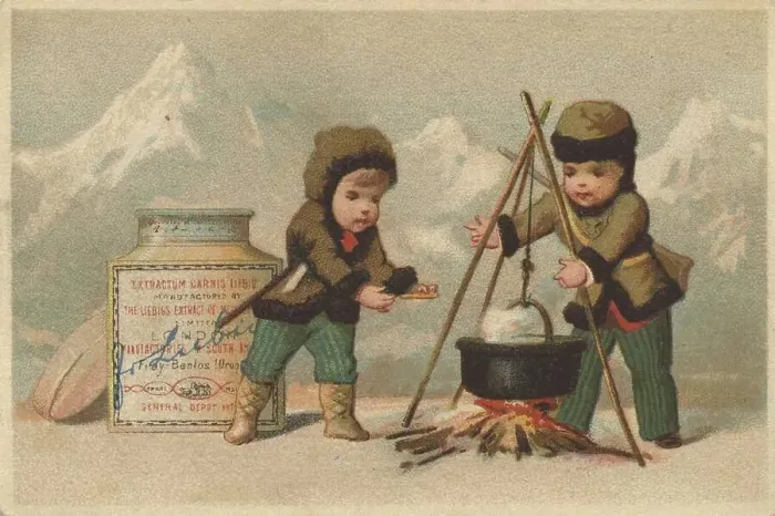 Framed Print : Series Genrebilder 2 (1873 to 1878) (Paris) Children in winter