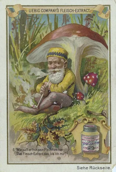 Framed Print : Series of the gnome uses Liebig meat extract