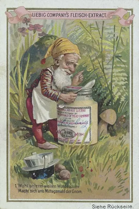 Framed Print : Series of the gnome using Liebig's meat extract Framed Print : Series of the gnome using Liebig's meat extract