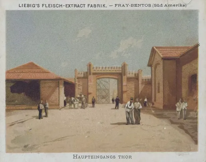 Framed Print : Series Industrial Plants, Meat Extract Factory