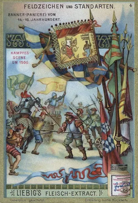 Framed Print : Series of insignia and standards Framed Print : Series of insignia and standards