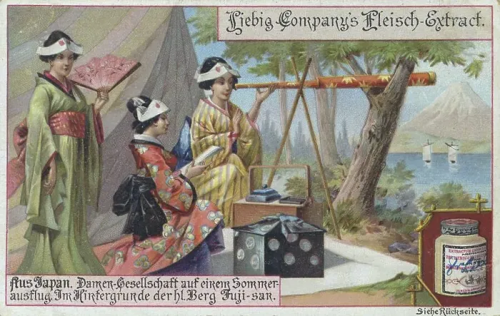 Framed Print : Series From Japan, Ladies Company on a Summer Outing