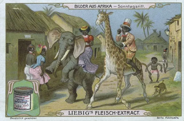 Framed Print : Series Pictures from Africa, Sunday Ride with Giraffe and Elephant Framed Print : Series Pictures from Africa, Sunday Ride with Giraffe and Elephant