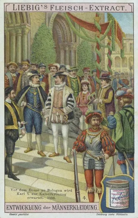 Framed Print : Series of pictures Development of men's clothing