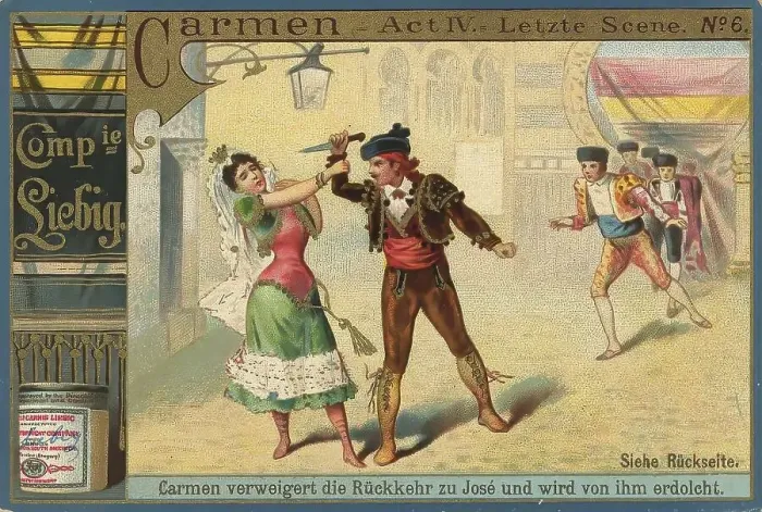 Framed Print : Series of pictures from the opera Carmen Framed Print : Series of pictures from the opera Carmen