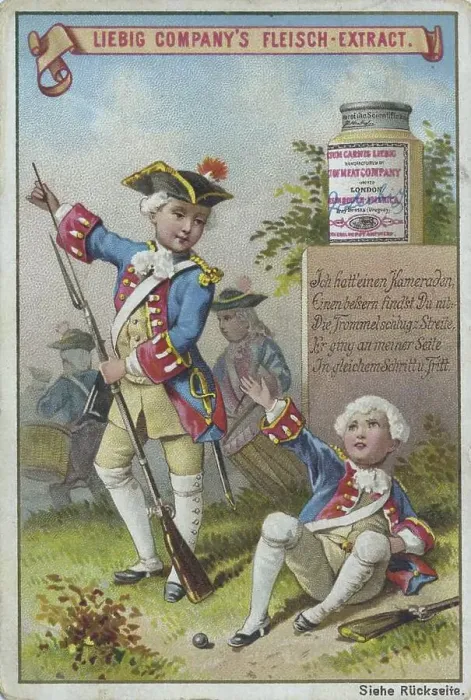 Framed Print : Series Proverbs with Children, Ich hatt einen Kameraden