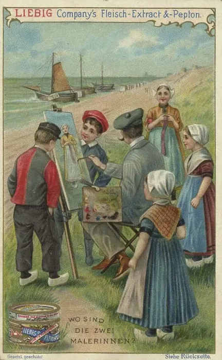 Framed Print : Series of search pictures, Where are the two painters