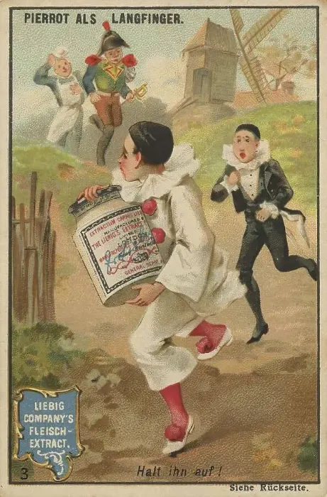 Framed Print : Series Stories of Pierrot, as thief Framed Print : Series Stories of Pierrot, as thief