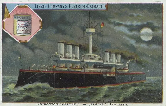 Framed Print : Series Warship Types, Italia, Italy