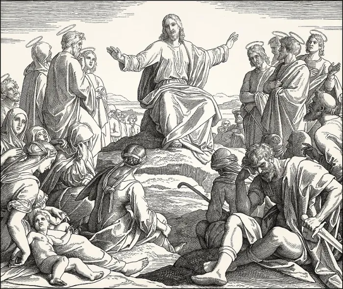 Framed Print : The Sermon on the Mount, New Testament Framed Print : The Sermon on the Mount, New Testament