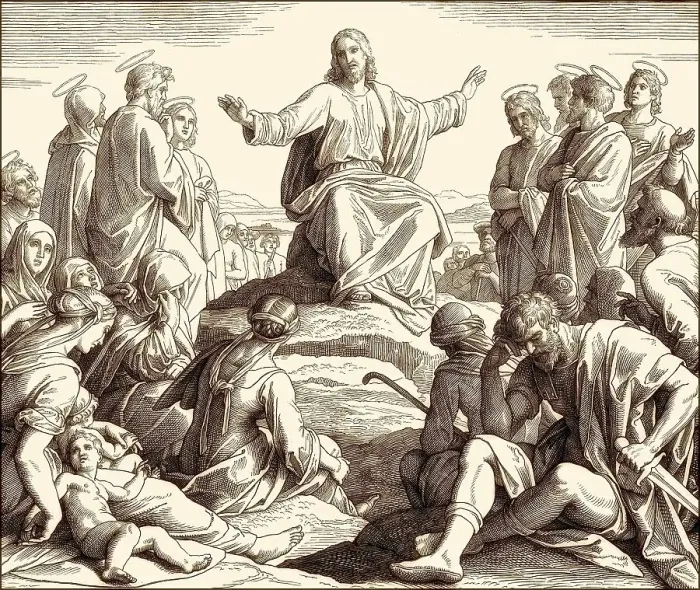 Framed Print : The Sermon on the Mount, New Testament Framed Print : The Sermon on the Mount, New Testament