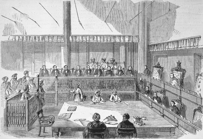 Framed Print : A session of the Supreme Court in Madras Framed Print : A session of the Supreme Court in Madras