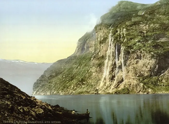 Framed Print : The Seven Sisters, Geiranger Fjord