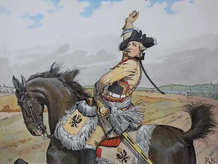 Framed Print : Seven Years War, between 1756
