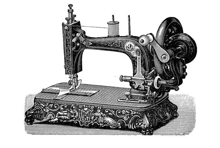 Framed Print : Sewing machine 1890: Singing machine Meissen by Biesolt & Locke Framed Print : Sewing machine 1890: Singing machine Meissen by Biesolt & Locke