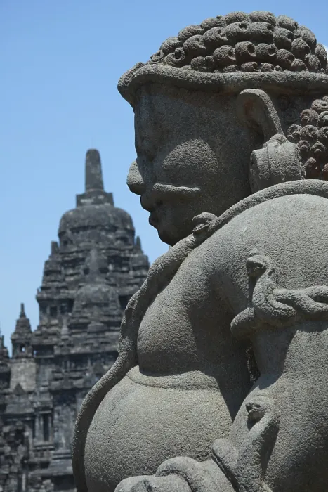 Framed Print : Sewu buddhist temple within Prambanan archaeological park