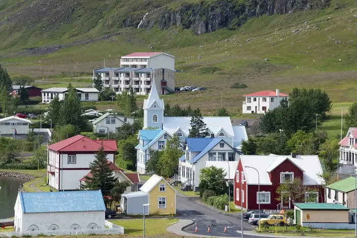 Framed Print : Seydisfjordur, Iceland, Europe