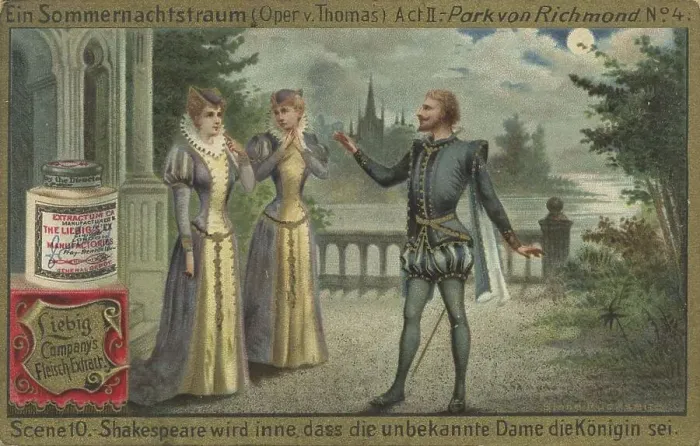 Framed Print : Shakespeare realises that the unknown lady is the queen Framed Print : Shakespeare realises that the unknown lady is the queen