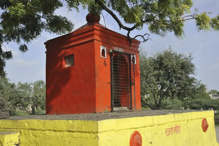 Framed Print : Shani Temple at beed maharashtra india