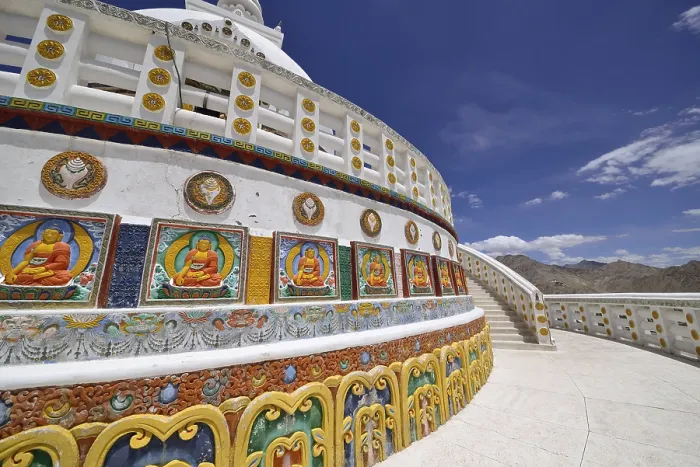 Framed Print : Shanti Stupa, Leh, Ladakh, Jammu and Kashmir