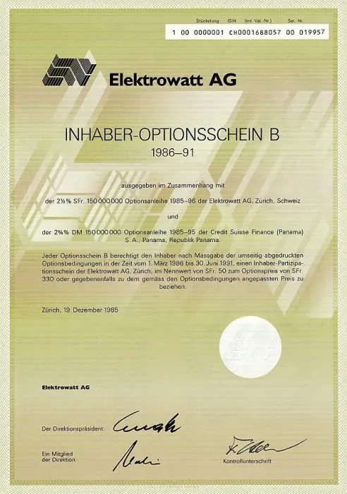 Framed Print : Share certificate, bearer warrant in German marks Framed Print : Share certificate, bearer warrant in German marks