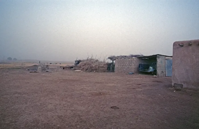 Framed Print : Sheikh's estate near Dura Europos, Euphrates Valley, Syria, May 1987, vintage, retro, old, historic, Asia