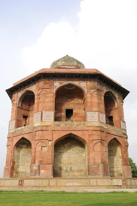 Framed Print : Sher Mandal, Purana Qila old fort, Delhi, India