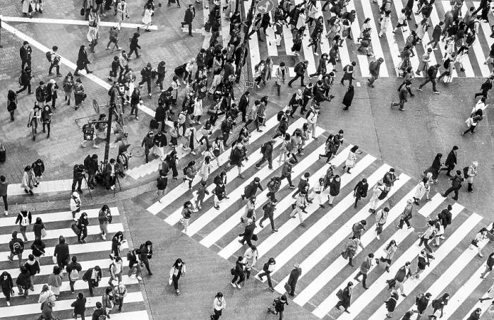 Framed Print : Shibuya crossing, crowds at intersection Framed Print : Shibuya crossing, crowds at intersection