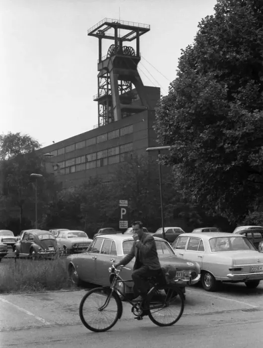 Framed Print : For the last shift at Gustav Colliery in Dortmund in 1965 Framed Print : For the last shift at Gustav Colliery in Dortmund in 1965