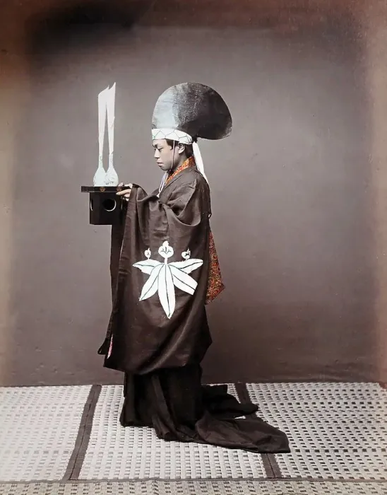 Framed Print : Shinto priest, Japan, Asia