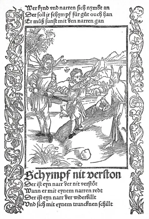 Framed Print : The Ship of Fools by Sebastian Brant