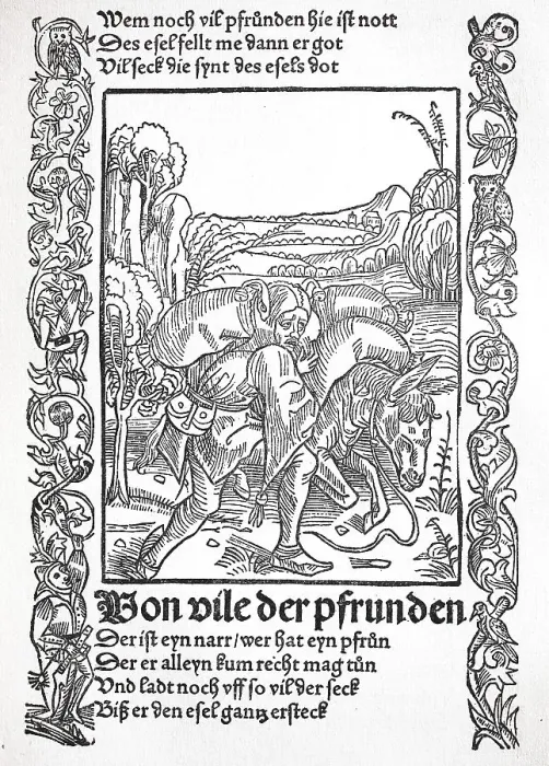 Framed Print : The Ship of Fools by Sebastian Brant