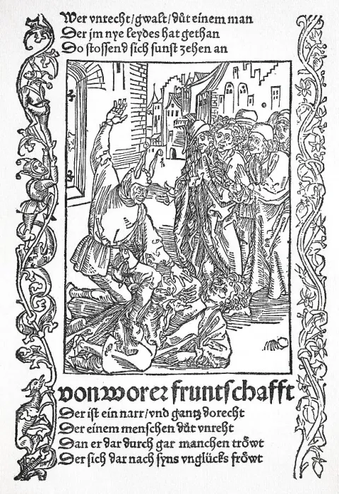 Framed Print : The Ship of Fools by Sebastian Brant