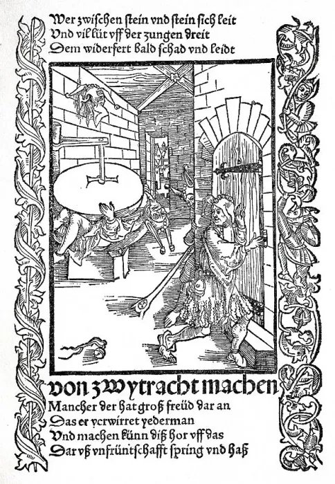 Framed Print : The Ship of Fools by Sebastian Brant