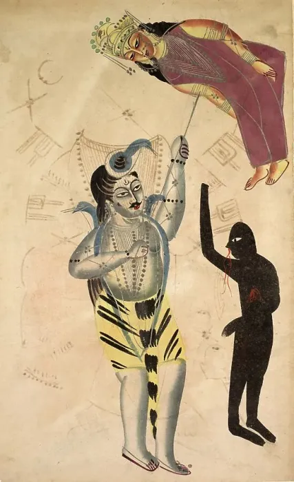 Framed Print : Shiva, one of the main gods of Hinduism