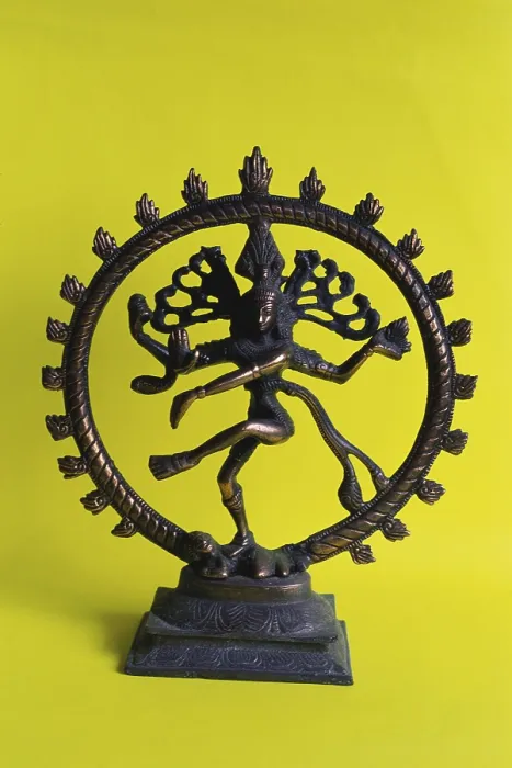 Framed Print : Shiva Natraj lord of cosmic dance in bronze casting