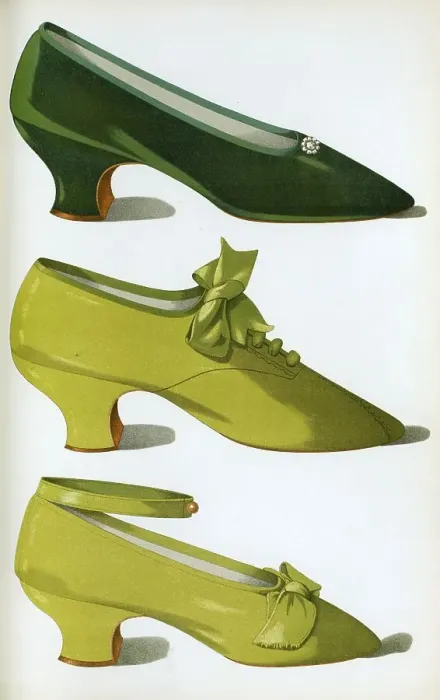 Framed Print : Shoe fashion in 1900, Women's shoes Framed Print : Shoe fashion in 1900, Women's shoes