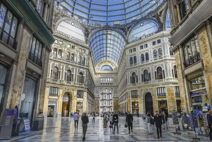 Framed Print : Shopping Centre, Galleria Umberto I Framed Print : Shopping Centre, Galleria Umberto I