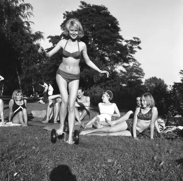 Framed Print : Shopping on Westenhellweg and leisure in Dortmund's open-air swimming pool with Twisty