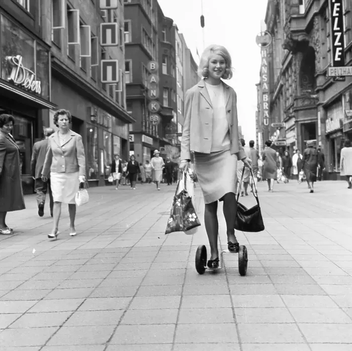 Framed Print : Shopping on Westenhellweg and leisure in Dortmund's open-air swimming pool with Twisty