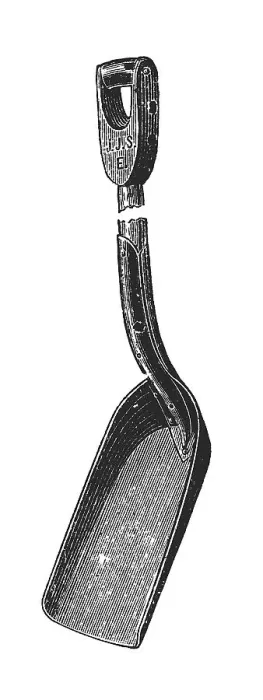 Framed Print : Shovel, historical illustration from: Theodor Lange