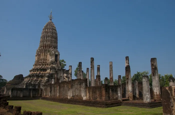 Framed Print : Si Satchanalai was built between the 13th and 15th centuries and was an integral part of the Sukhothai Kingdom