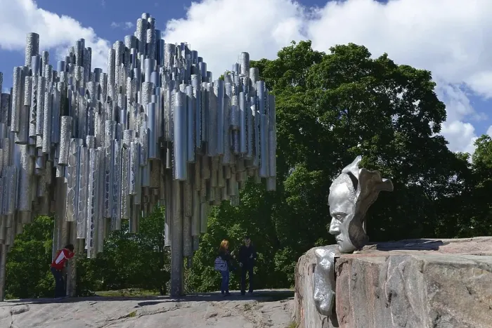 Framed Print : Sibelius Monument, Jean, Helsinki, Finland, Europe