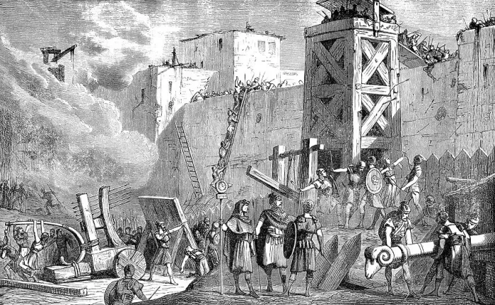 Framed Print : The Siege of Jerusalem in the year 70 by the Roman army Framed Print : The Siege of Jerusalem in the year 70 by the Roman army