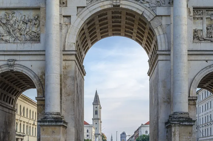 Framed Print : The Siegestor (Victory Gate) in Munich