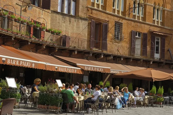 Framed Print : Siena, Piazza del campo, The Campo Square
