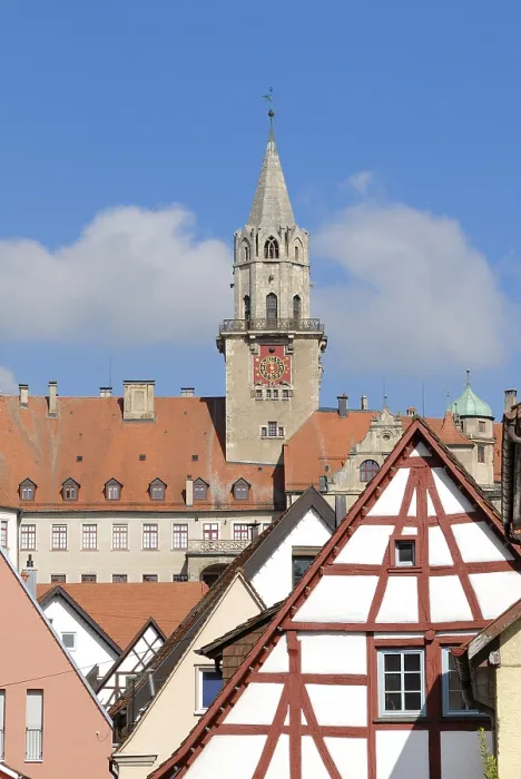 Framed Print : Sigmaringen - the old part of town - Baden-Wuerttemberg